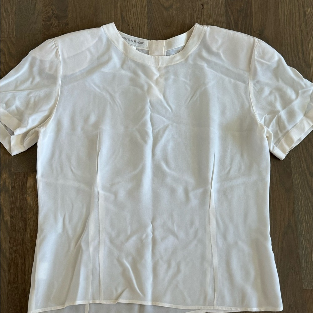 Vintage Jones New York 100% Silk Blouse Size 6